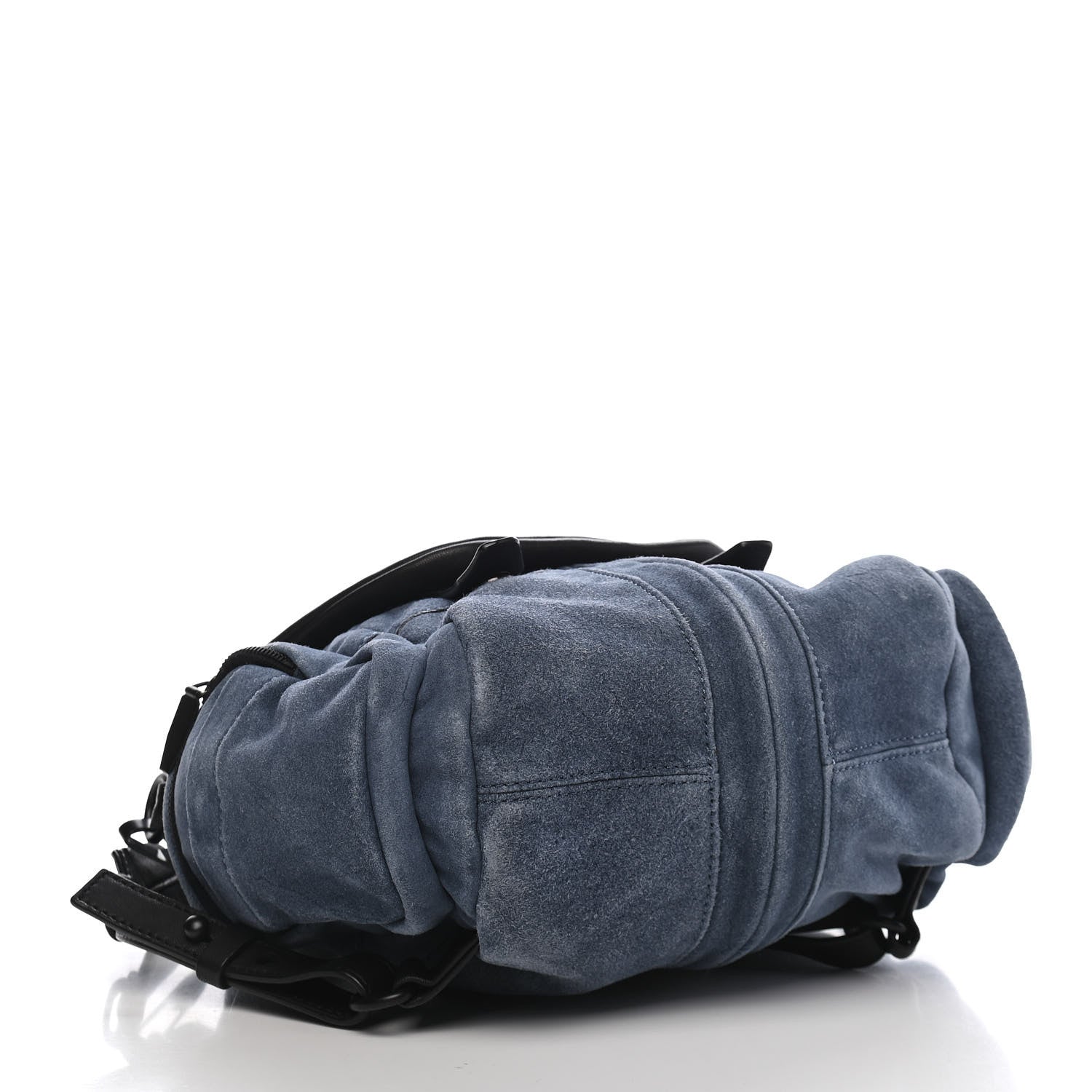 Alexander Wang Lambskin Suede Mini Marti Backpack Blue Black 5 of 9