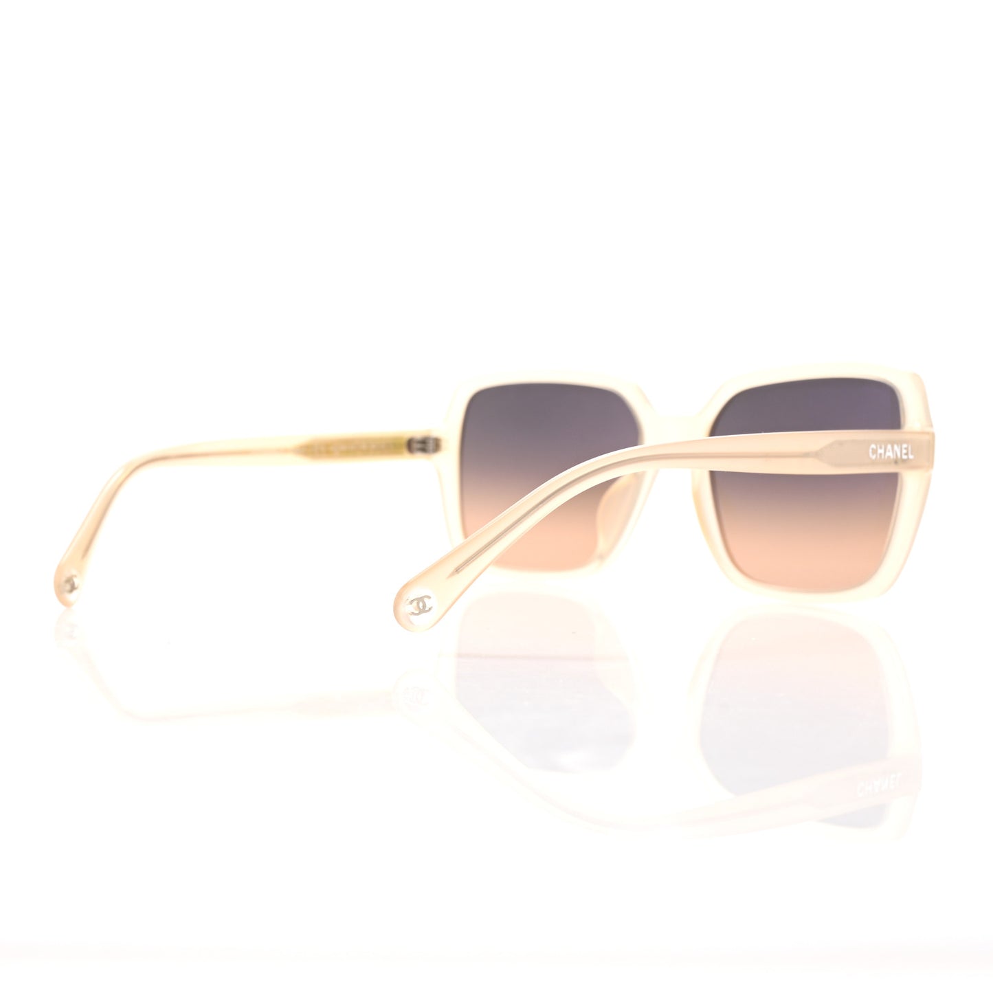 Acetate Square Sunglasses 5505 Light Brown