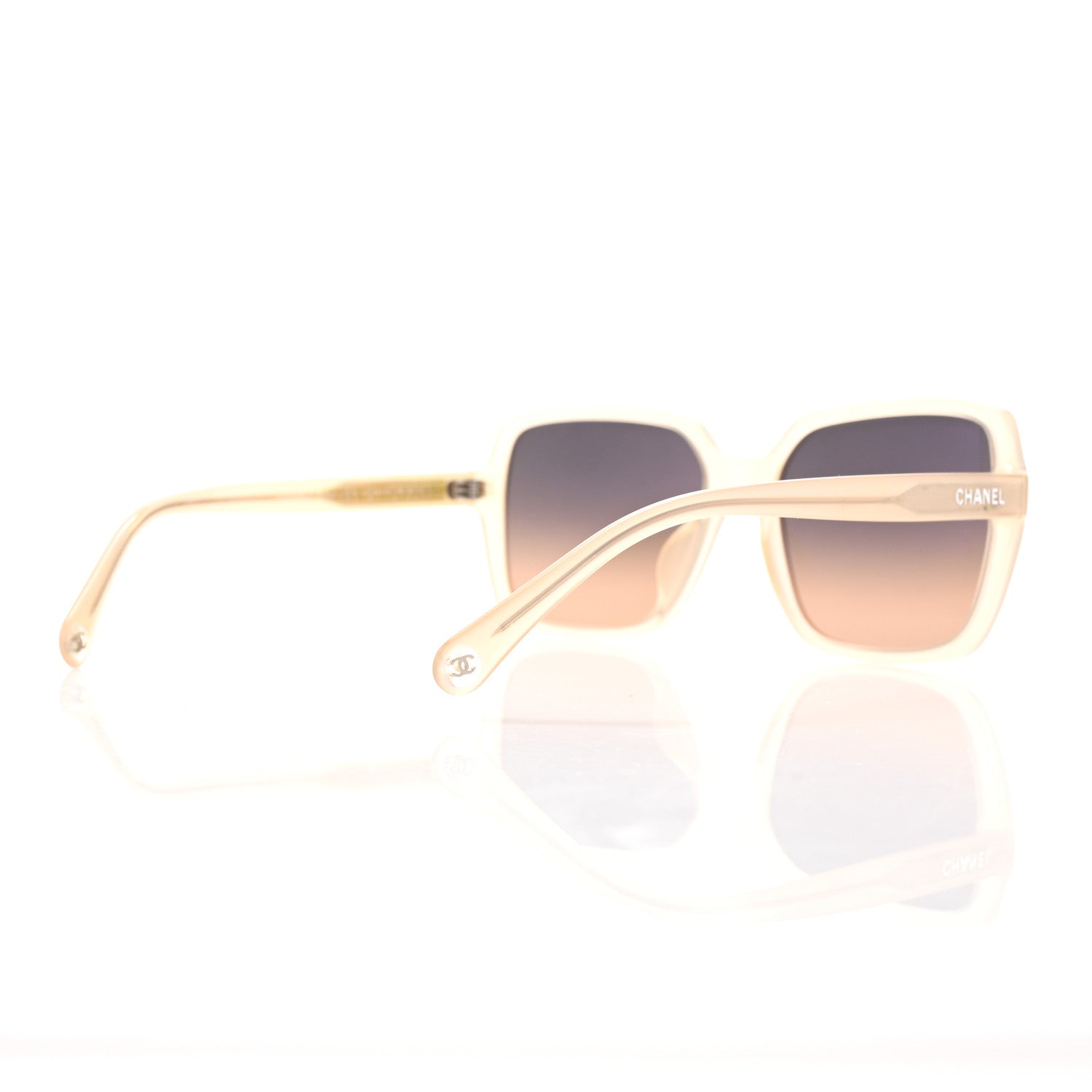 Chanel Acetate Square Sunglasses 5505 Light Brown 4 of 8