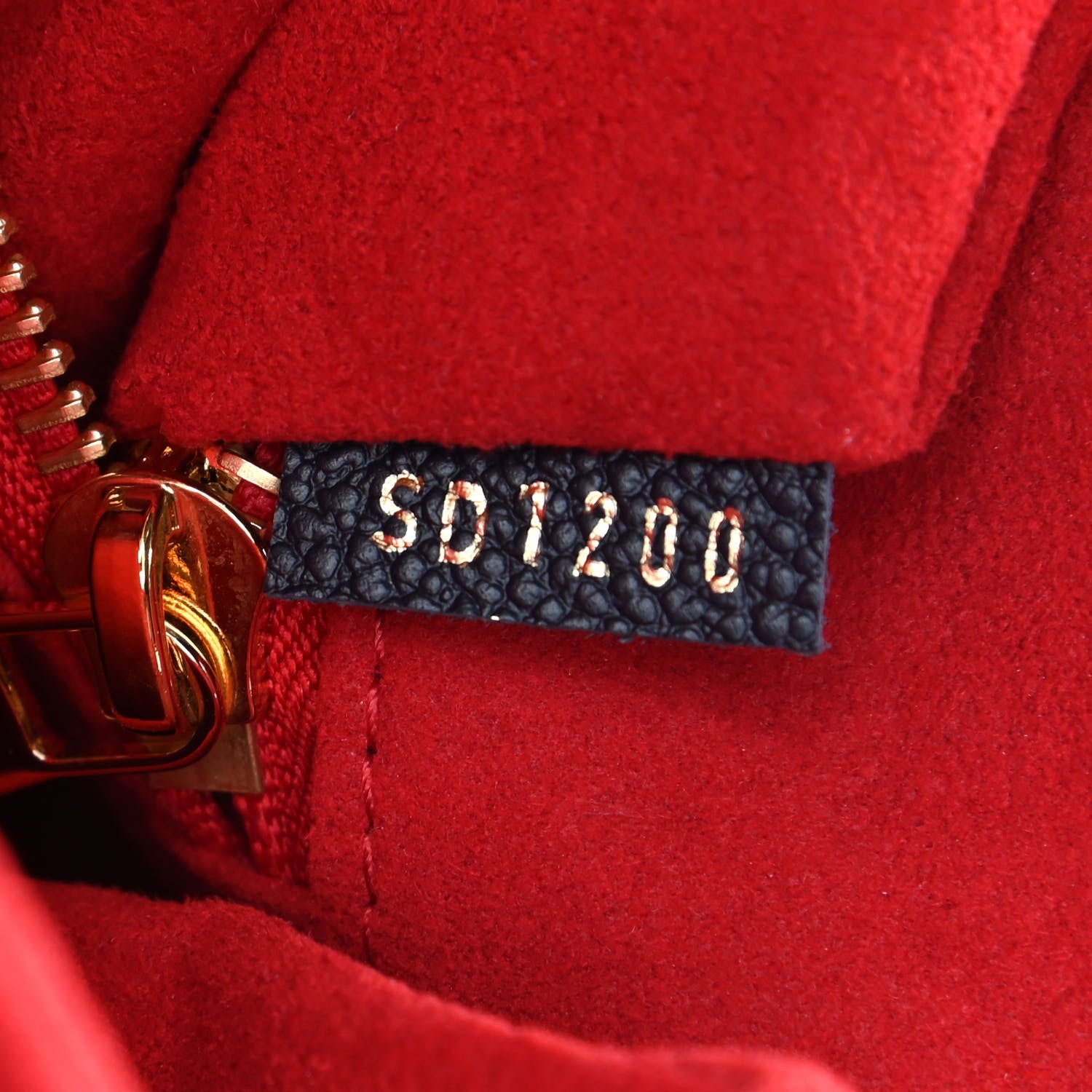 Louis Vuitton Empreinte Georges MM Marine Rouge 8 of 13