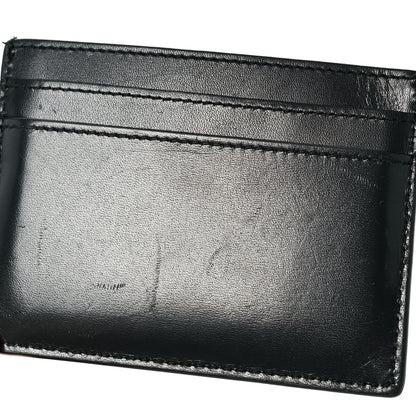 Saint Laurent Calfskin Monogram Credit Card Case Dark Green 8 of 10