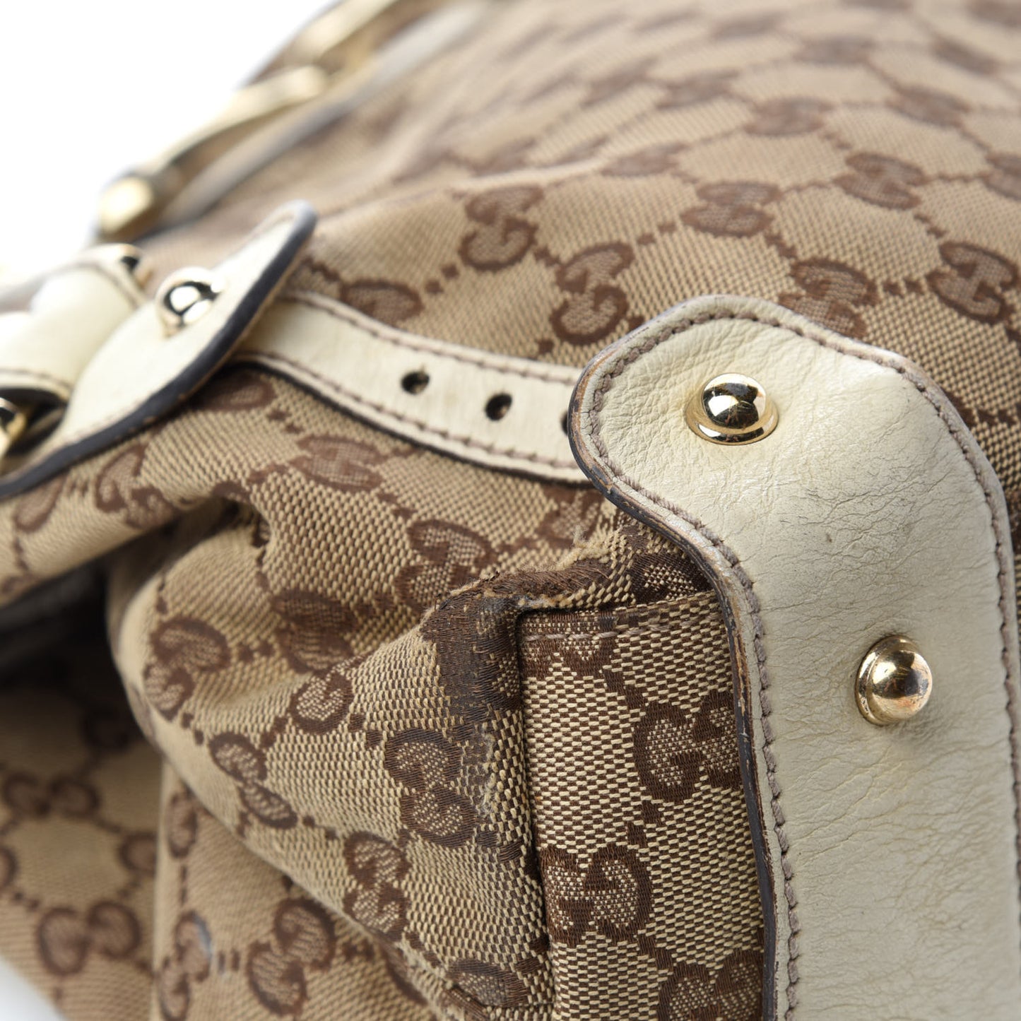 Monogram Small Pelham Shoulder Bag Off White
