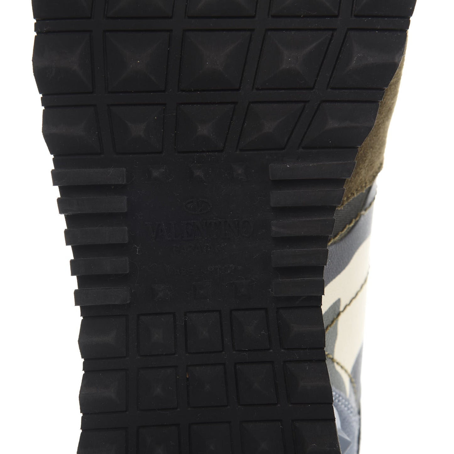 Nappa Suede Camouflage Mens Rockrunner Sneakers 42 Multicolor