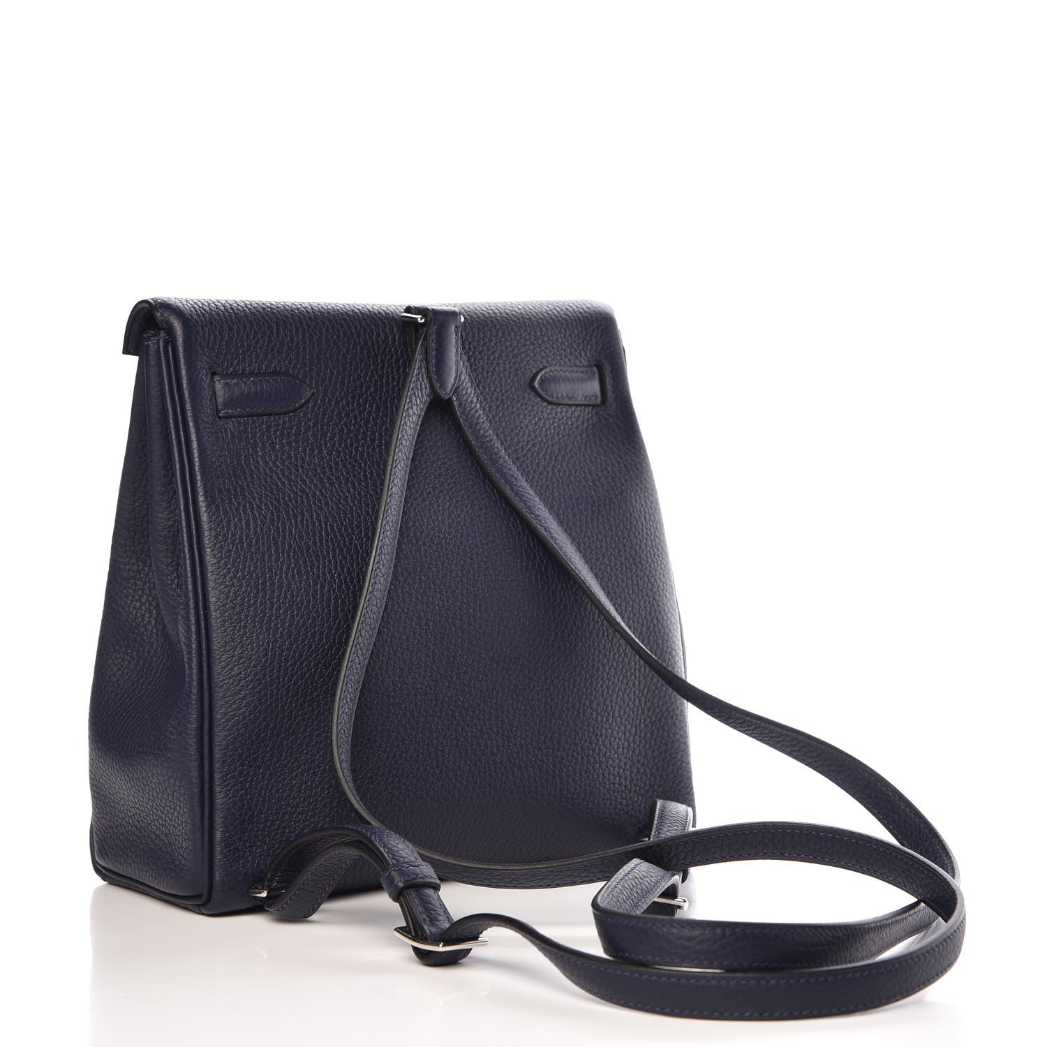 Hermes Taurillon Clemence Kelly Ado Backpack Bleu Nuit 3 of 12