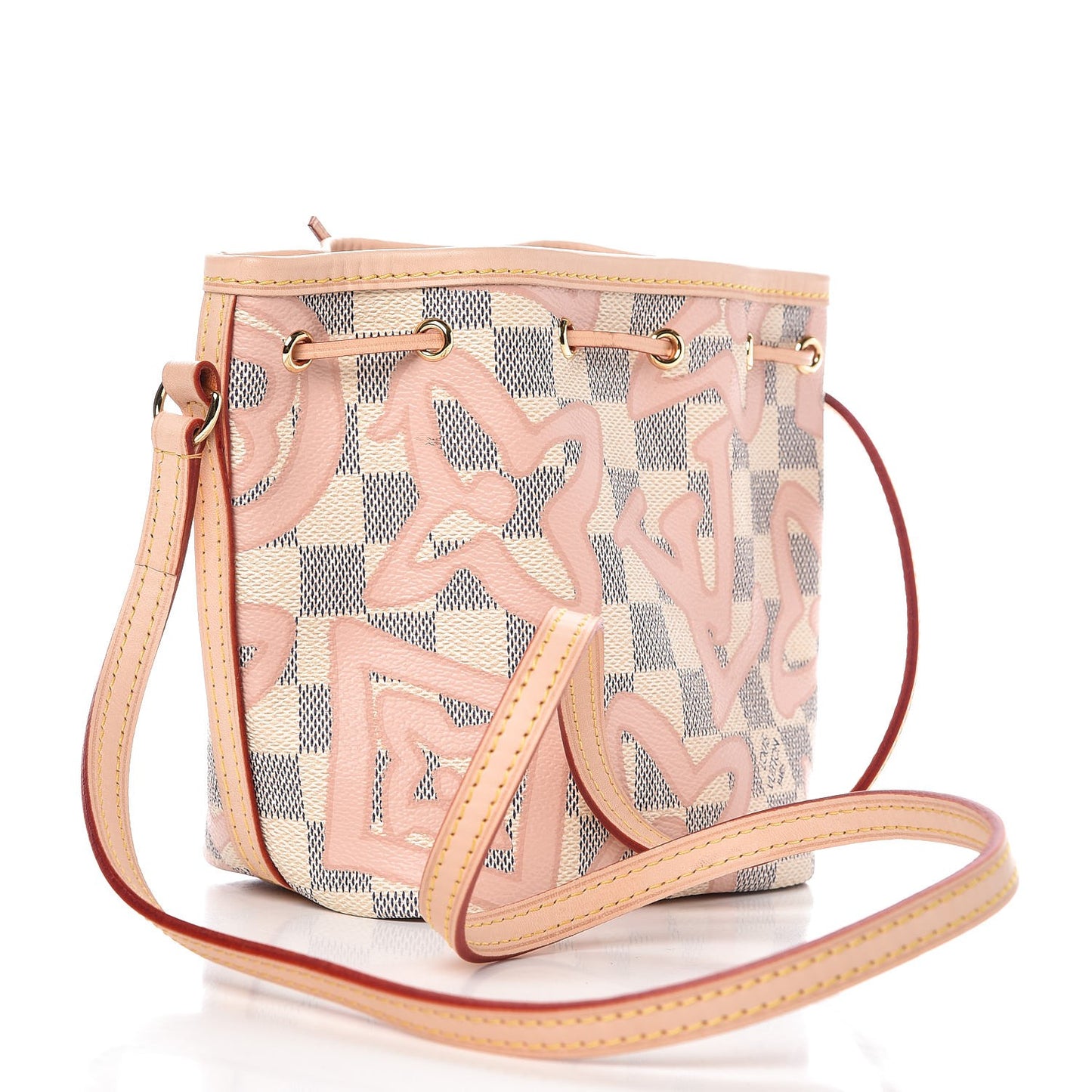 Damier Azur Tahitienne Nano Noe Rose Ballerine