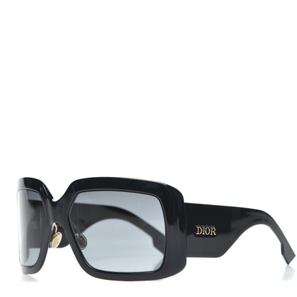 Christian Dior Acetate DiorSo Light 2 Shield Sunglasses Black 1 of 11