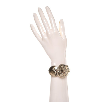 Chanel Medallion Precious Symbols Cuff Gold 2 of 4
