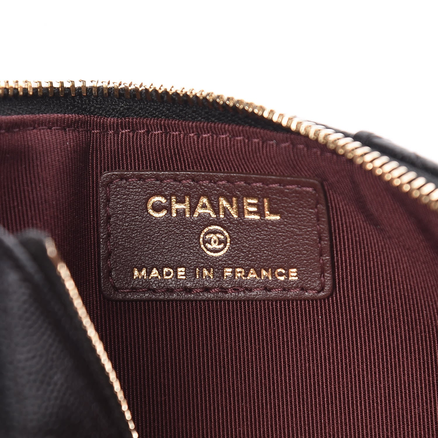 Chanel Caviar Quilted Classic Flat Wallet Pouch Black 6 of 8