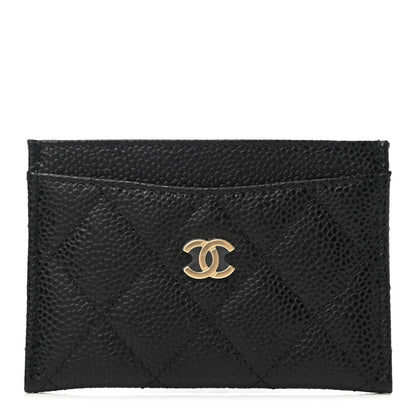 Chanel Caviar Quilted Card Holder Black 1 of 4