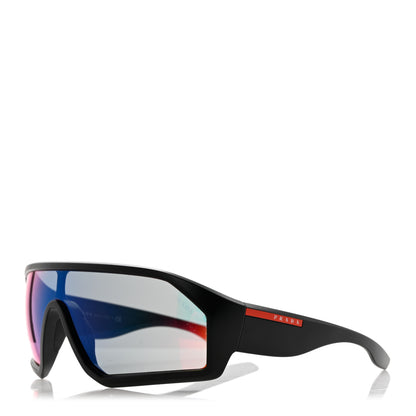 Prada Acetate Linea Rossa Impavid Sport Sunglasses SPS 03V Black 1 of 8