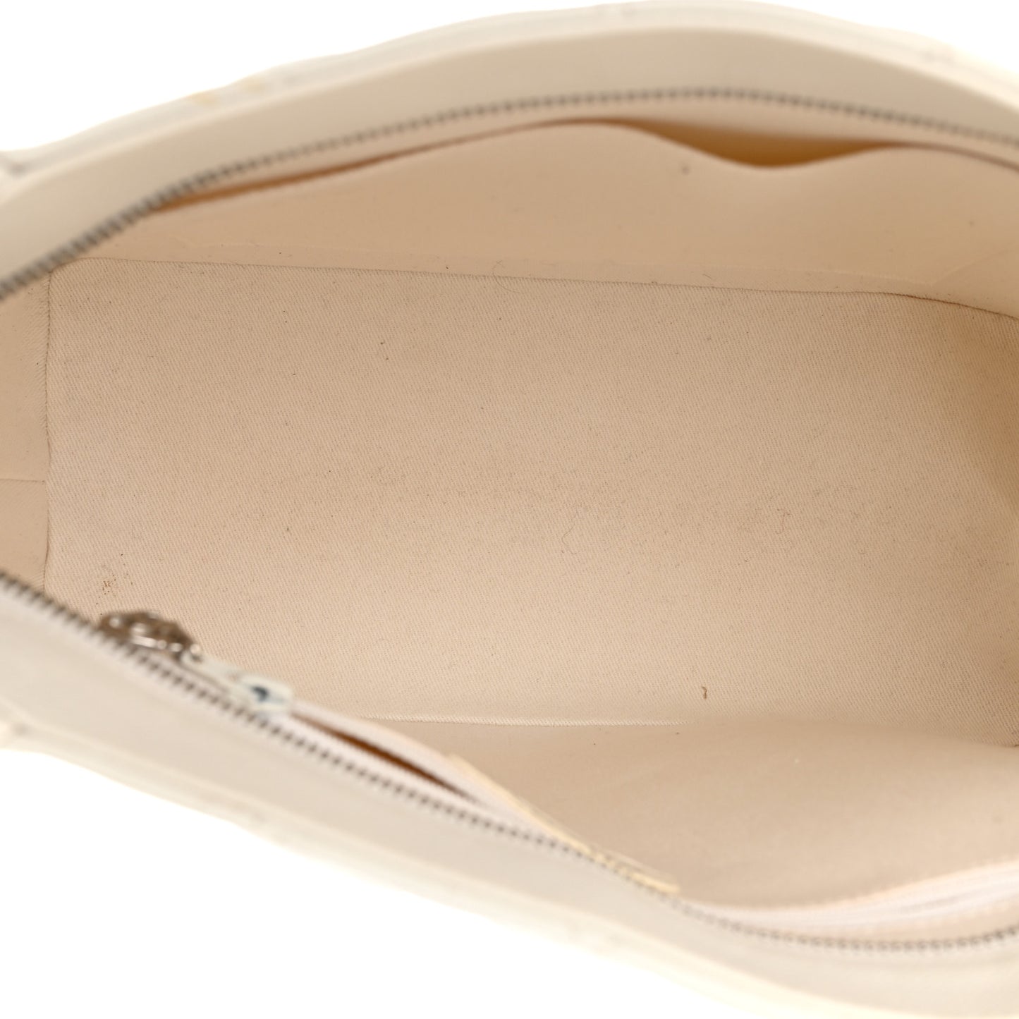 Caviar Quilted Medallion Tote White