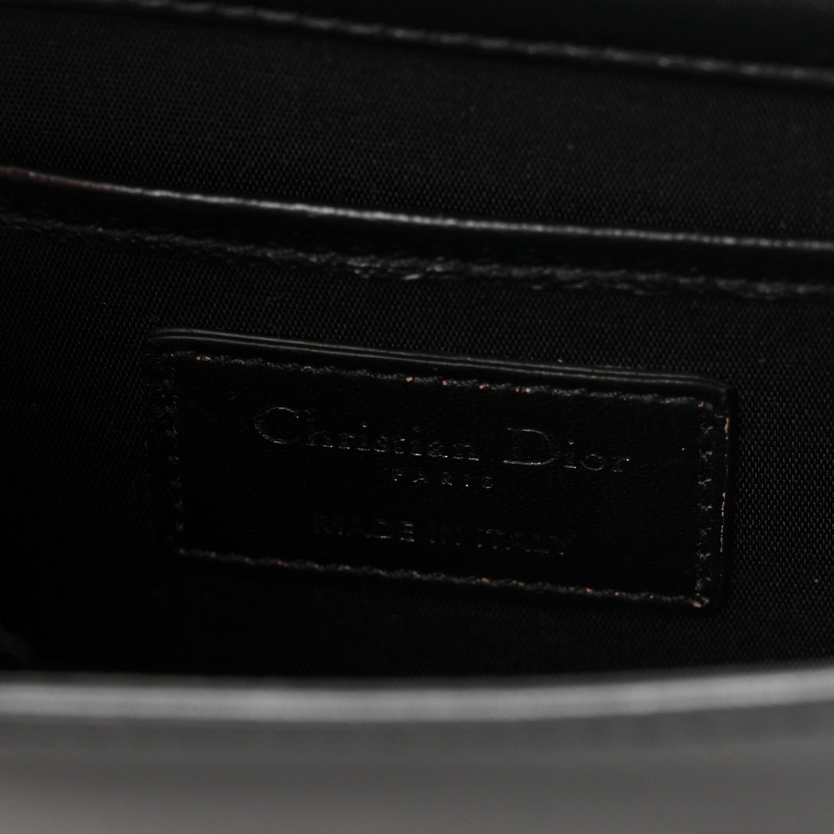 Lambskin Cannage Lady Dior Convertible Clutch Black