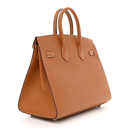 Hermes Epsom Birkin Sellier 25 Gold 3 of 10