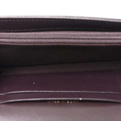 Chanel Lambskin Quilted Studded CC Large Gusset Flap Wallet Dark Purple 5 of 9