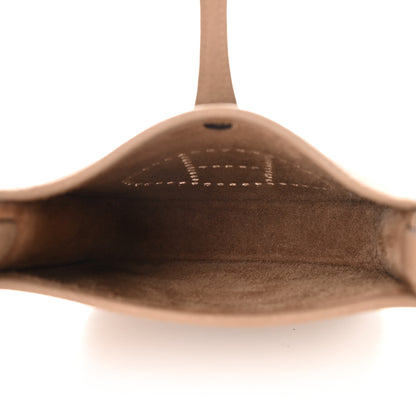 Hermes Taurillon Clemence Amazone Evelyne TPM Beige De Weimar Gris Etain 5 of 14