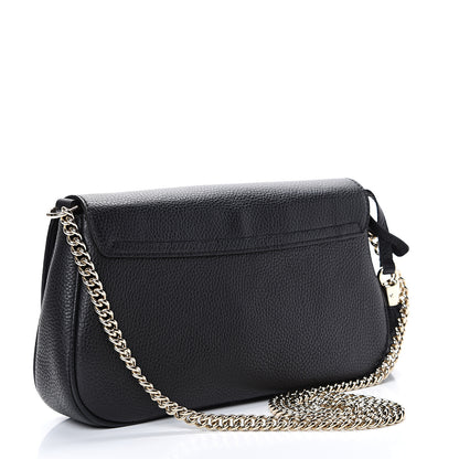 Gucci Pebbled Calfskin Medium Soho Flap Crossbody Black 2 of 9