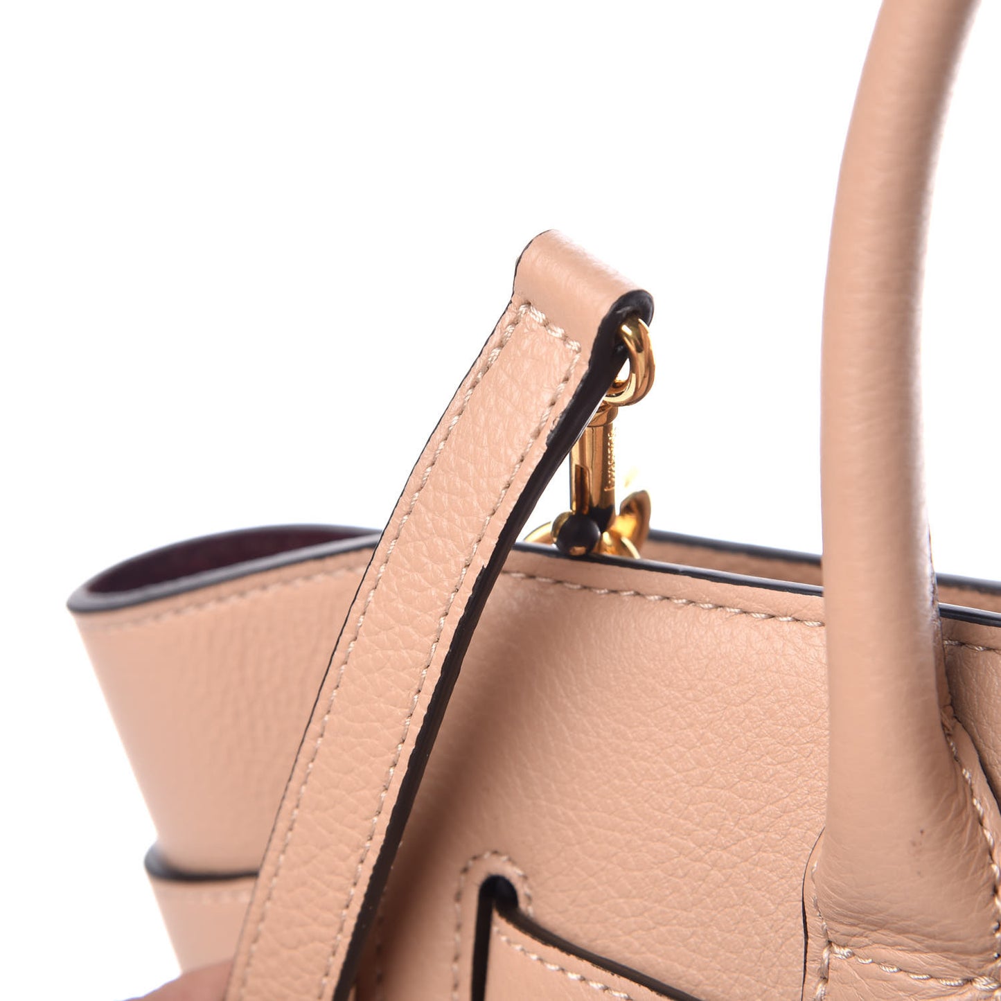 Classic Grain Small Bayswater Zip Tote Blush