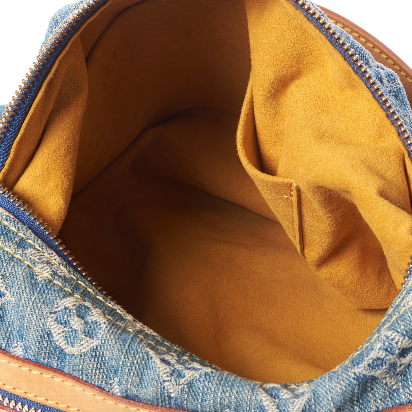 Monogram Denim Baggy PM Blue