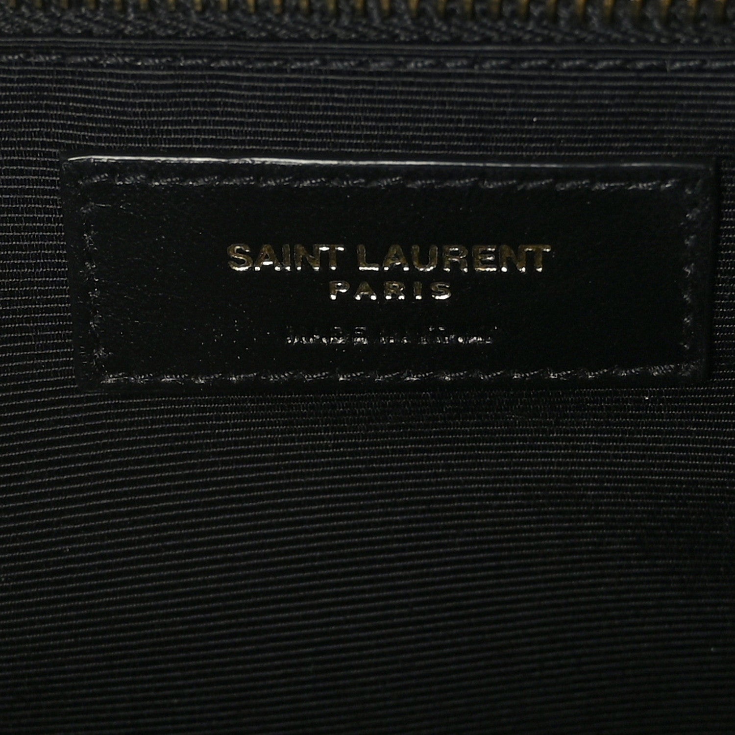 Saint Laurent Grain De Poudre Textured Mixed Matelasse Large Triquilt Monogram Satchel Black 5 of 8
