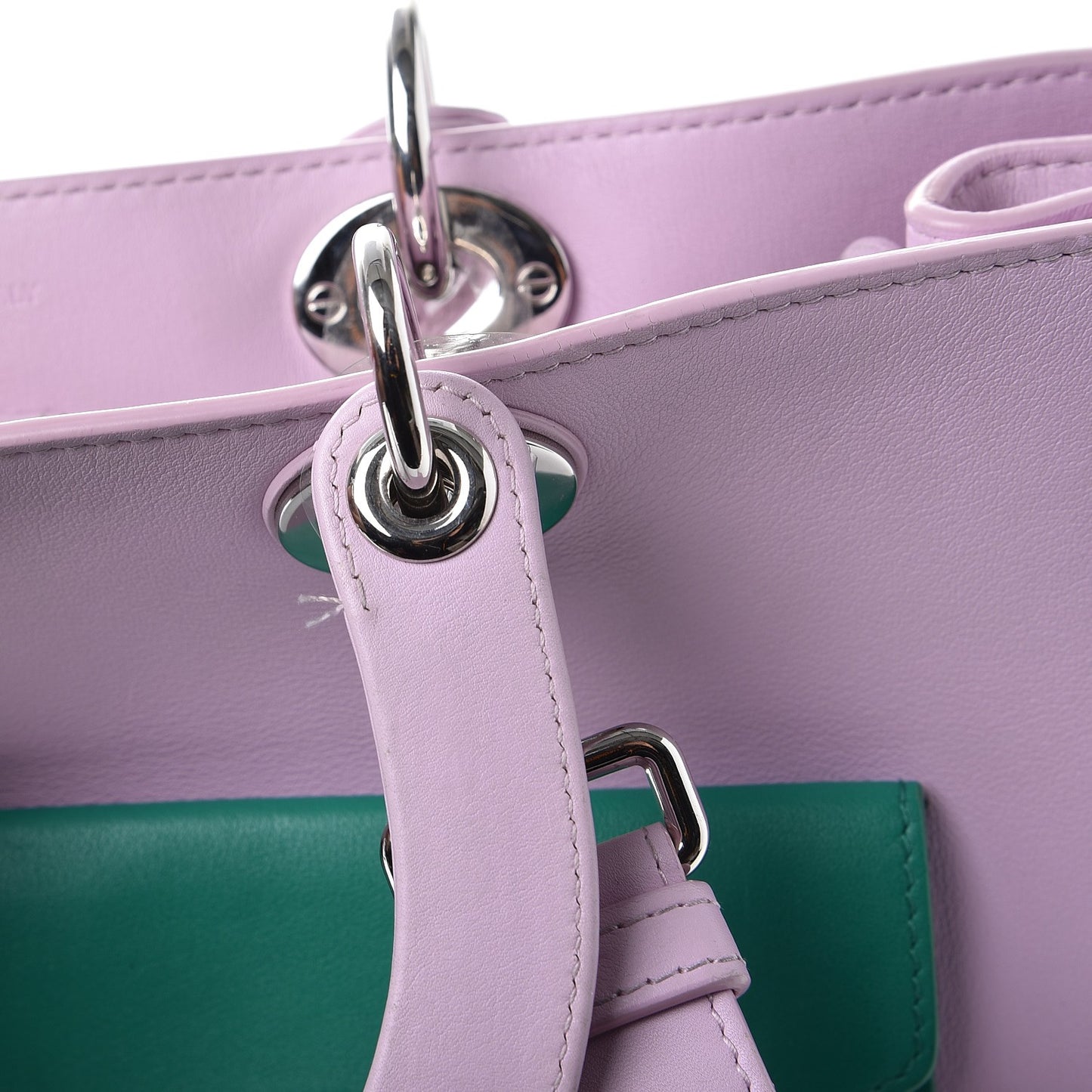 Lambskin Large Lady Dior Pockets Pink