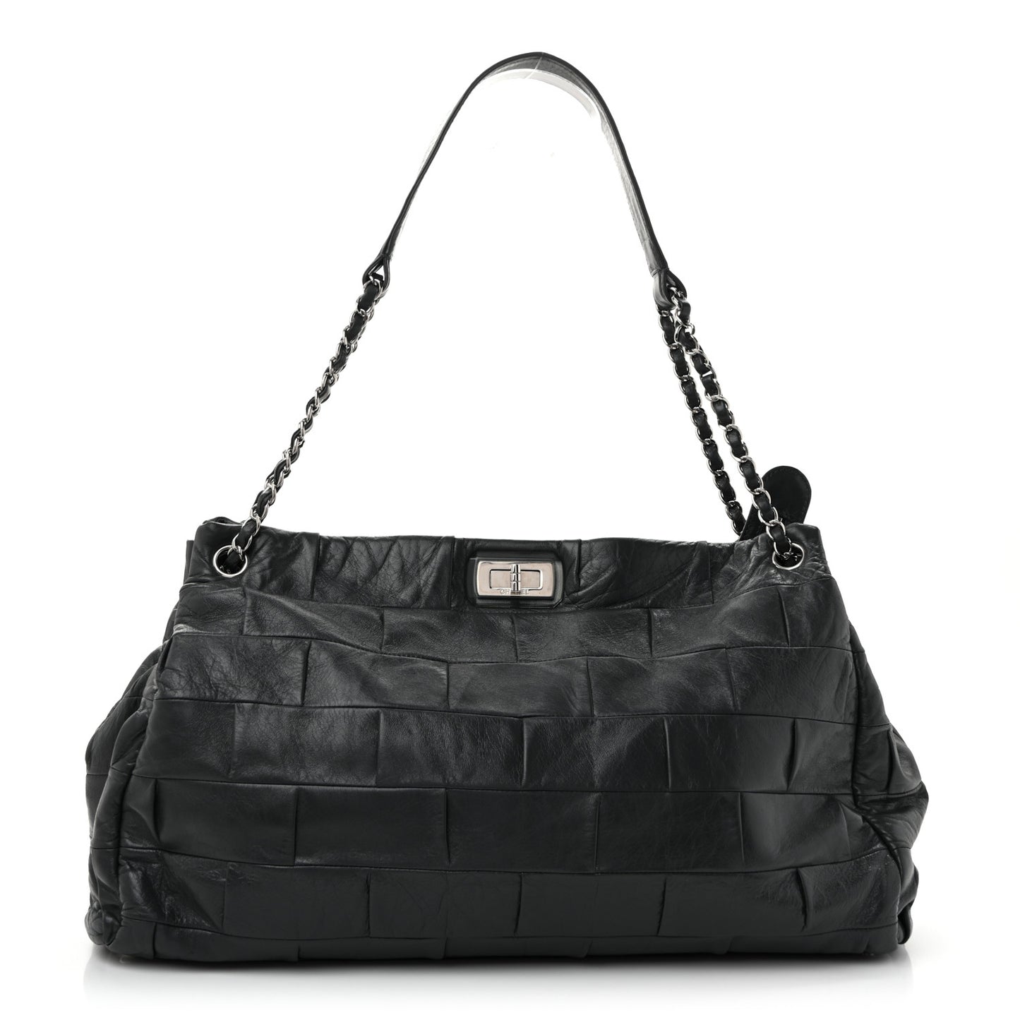Lambskin Igloo Shoulder Bag Dark Grey