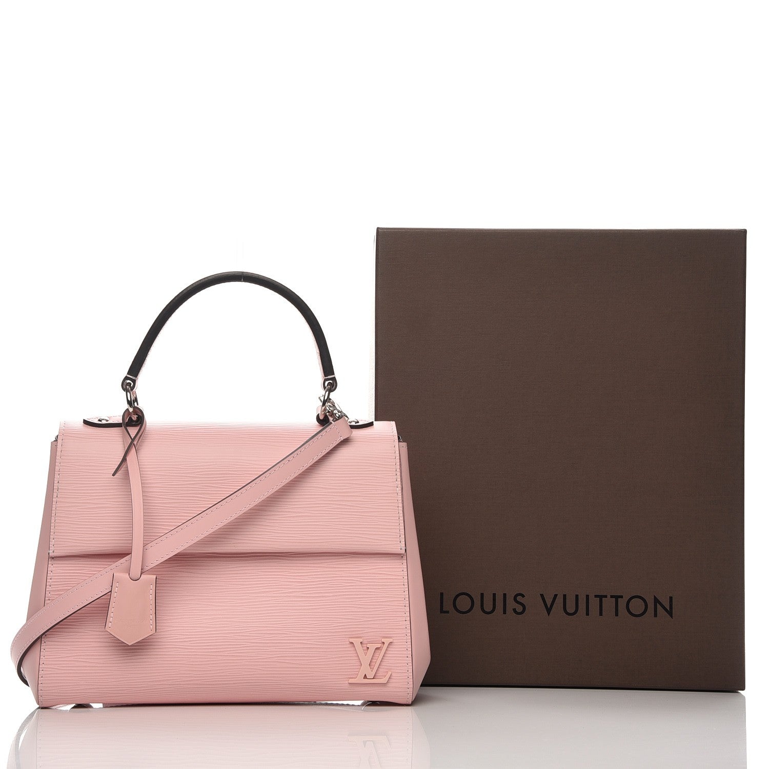 Louis Vuitton Epi Cluny BB Rose Ballerine 10 of 10