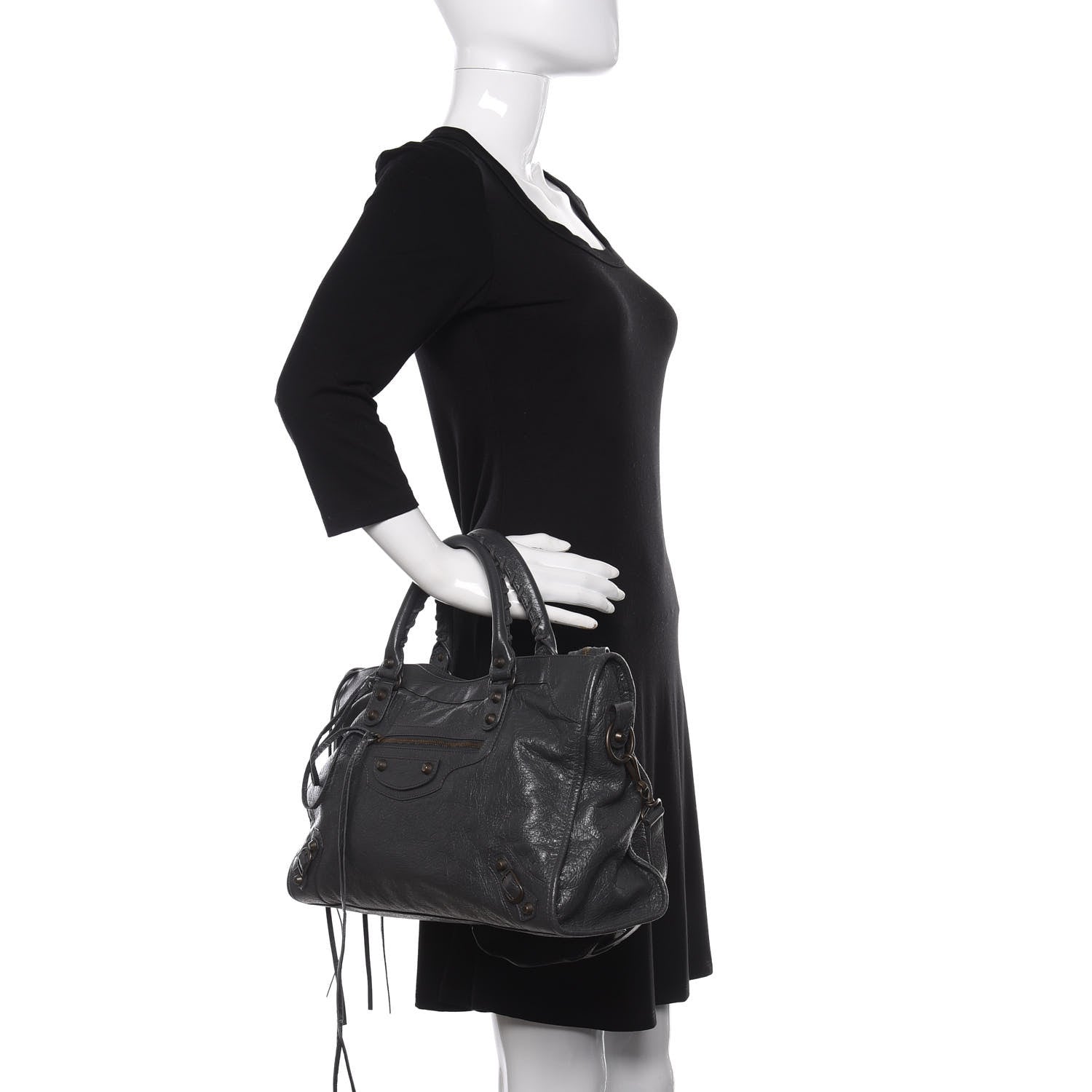 Balenciaga Agneau Classic Hardware City Gris Fossile 3 of 13