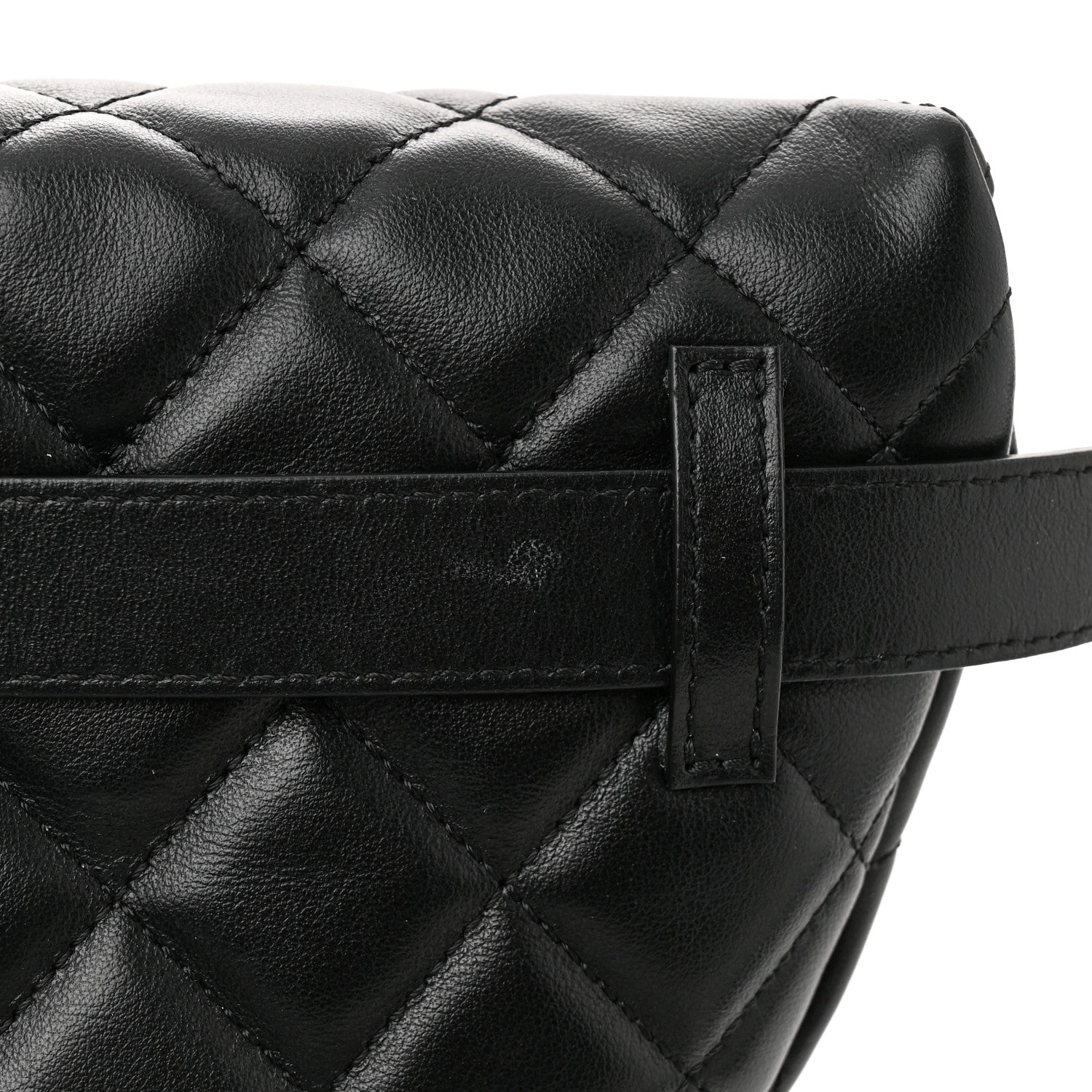 Chanel Calfskin Quilted Waist Belt Bag Black 11 of 11