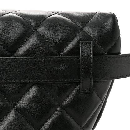 Chanel Calfskin Quilted Waist Belt Bag Black 11 of 11