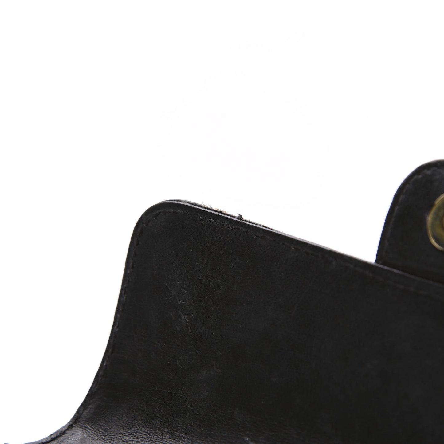 Lambskin Quilted Mini Chocolate Bar Camellia Flap Black