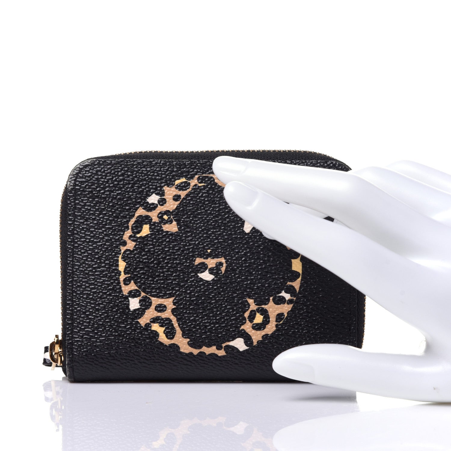 Louis Vuitton Monogram Giant Jungle Zippy Coin Purse Black 2 of 9
