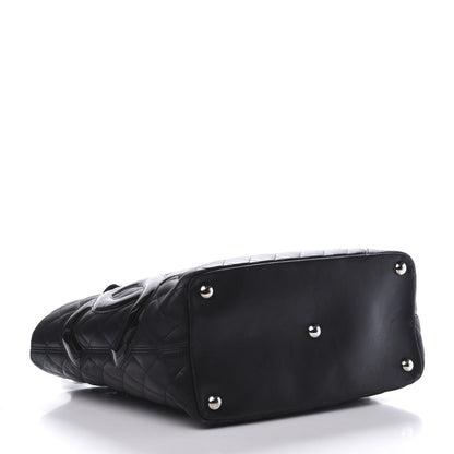 Chanel Calfskin Quilted Large Cambon Tote Black 4 of 12