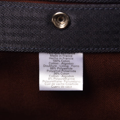 Hermes Toile Fourre Tout du Cavalier Carryall Tote Brown 8 of 11