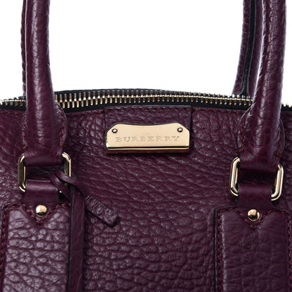 Burberry Heritage Grain Medium Orchard Bowling Bag Damson Magenta 11 of 13