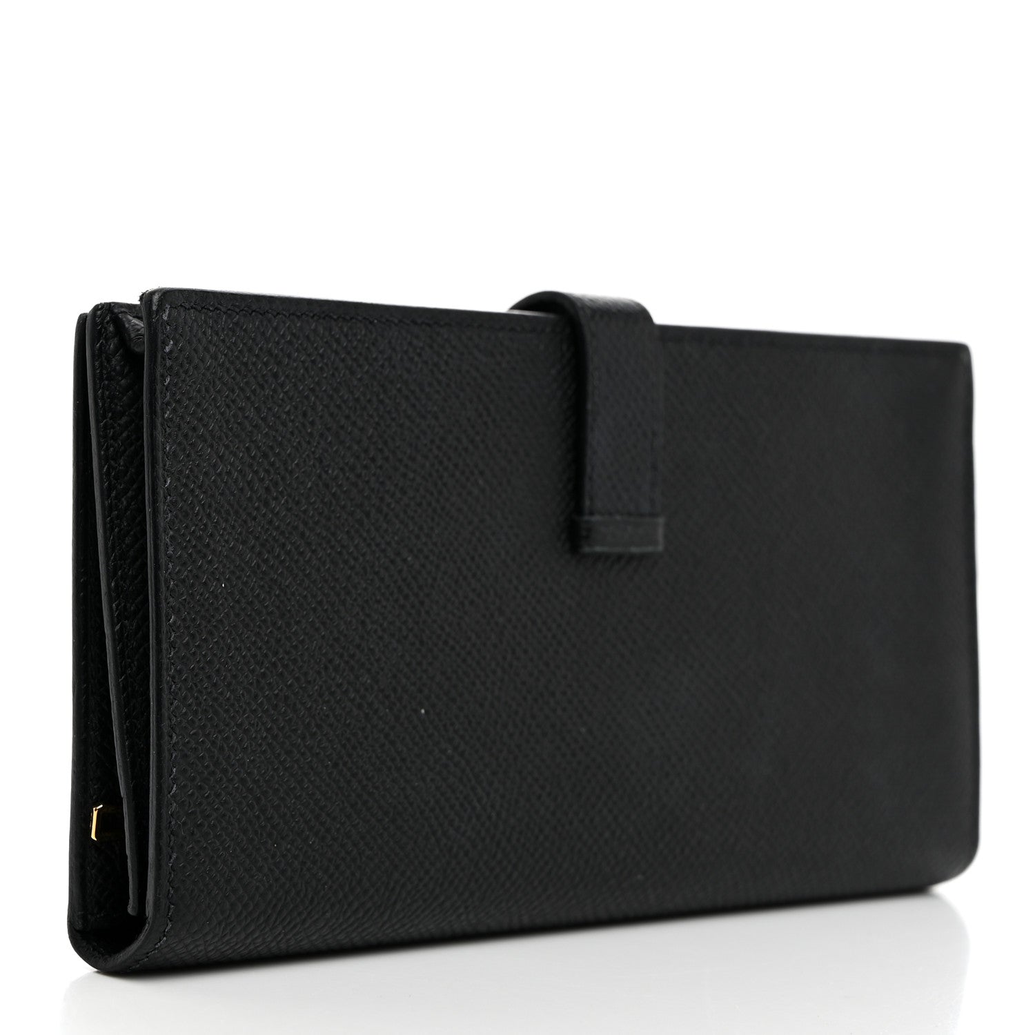 Hermes Epsom Bearn Gusset Wallet Black 3 of 9