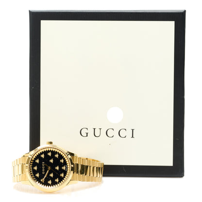 Gucci Stainless Steel 32mm G-Timeless Bee Quartz Watch Black 5 of 5
