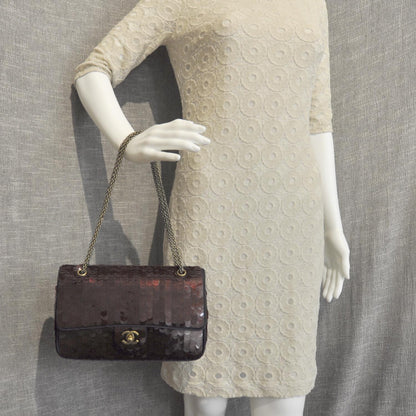 Chanel Sequin Paillette Paris Moscou Medium Flap 2 of 9