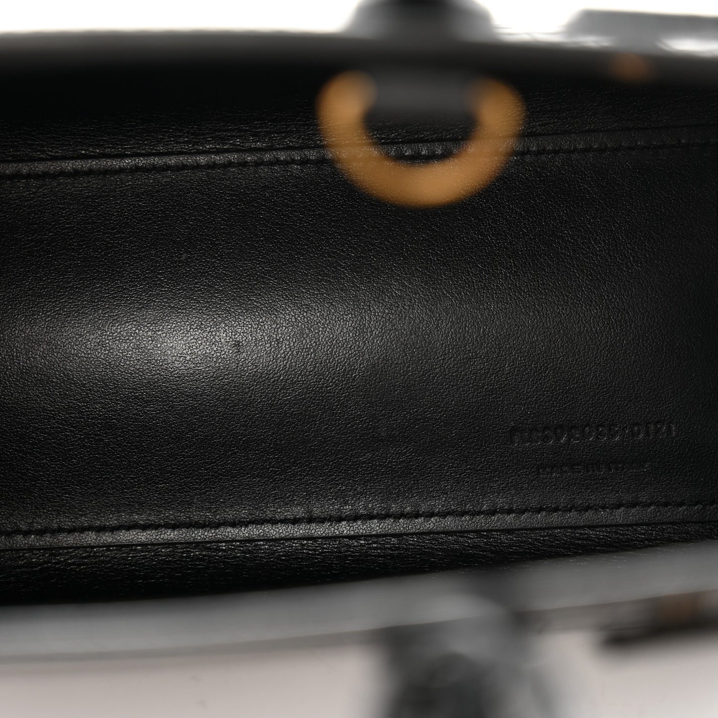 Calfskin Crocodile Embossed Nano Sac De Jour Black