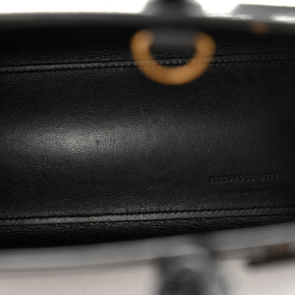 Saint Laurent Calfskin Crocodile Embossed Nano Sac De Jour Black 5 of 14