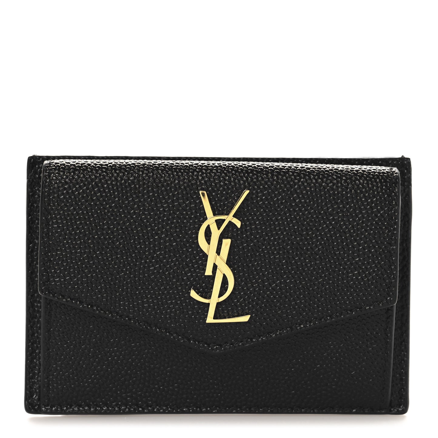 Grain De Poudre Uptown Monogram Card Case Black