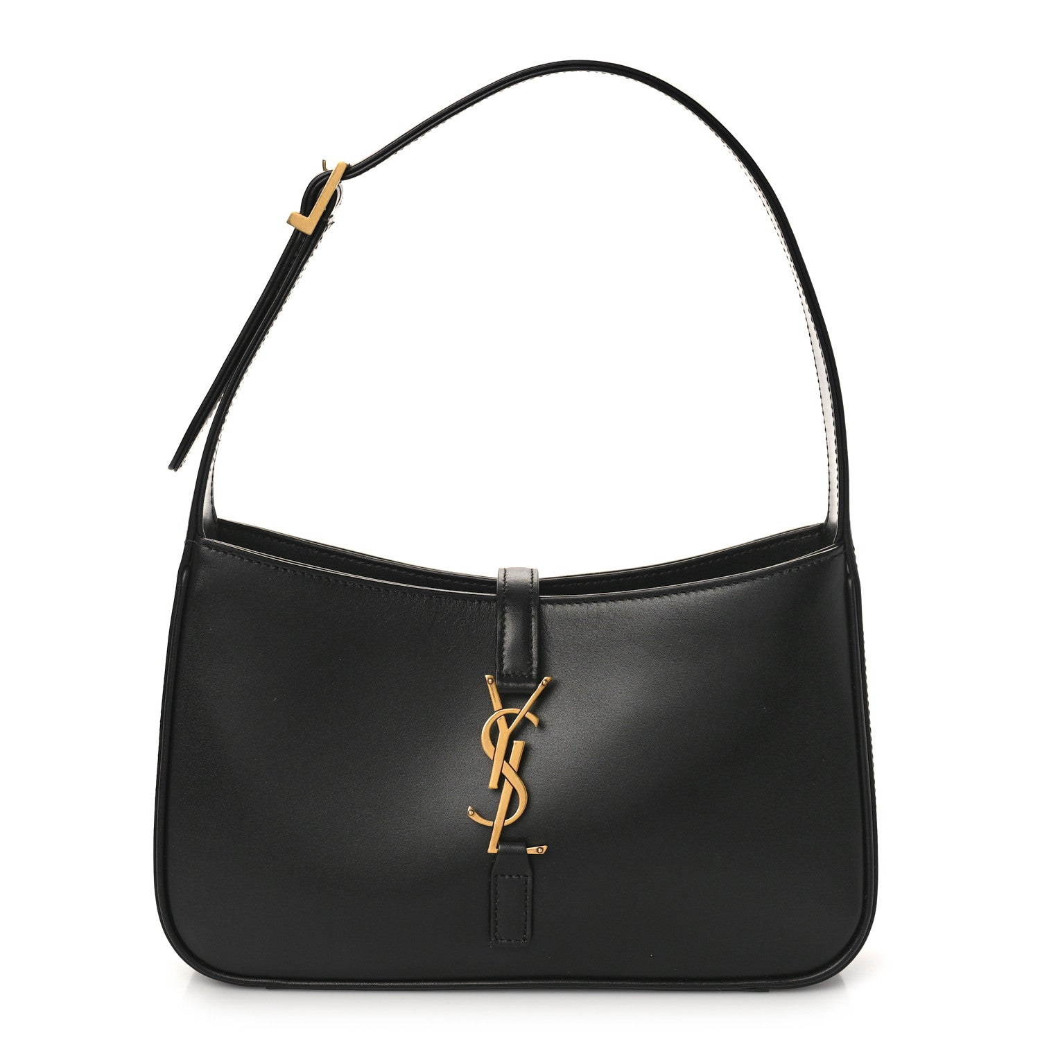 Saint Laurent Smooth Calfskin Le 5 A 7 Hobo Black 1 of 8