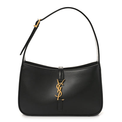 Saint Laurent Smooth Calfskin Le 5 A 7 Hobo Black 1 of 8