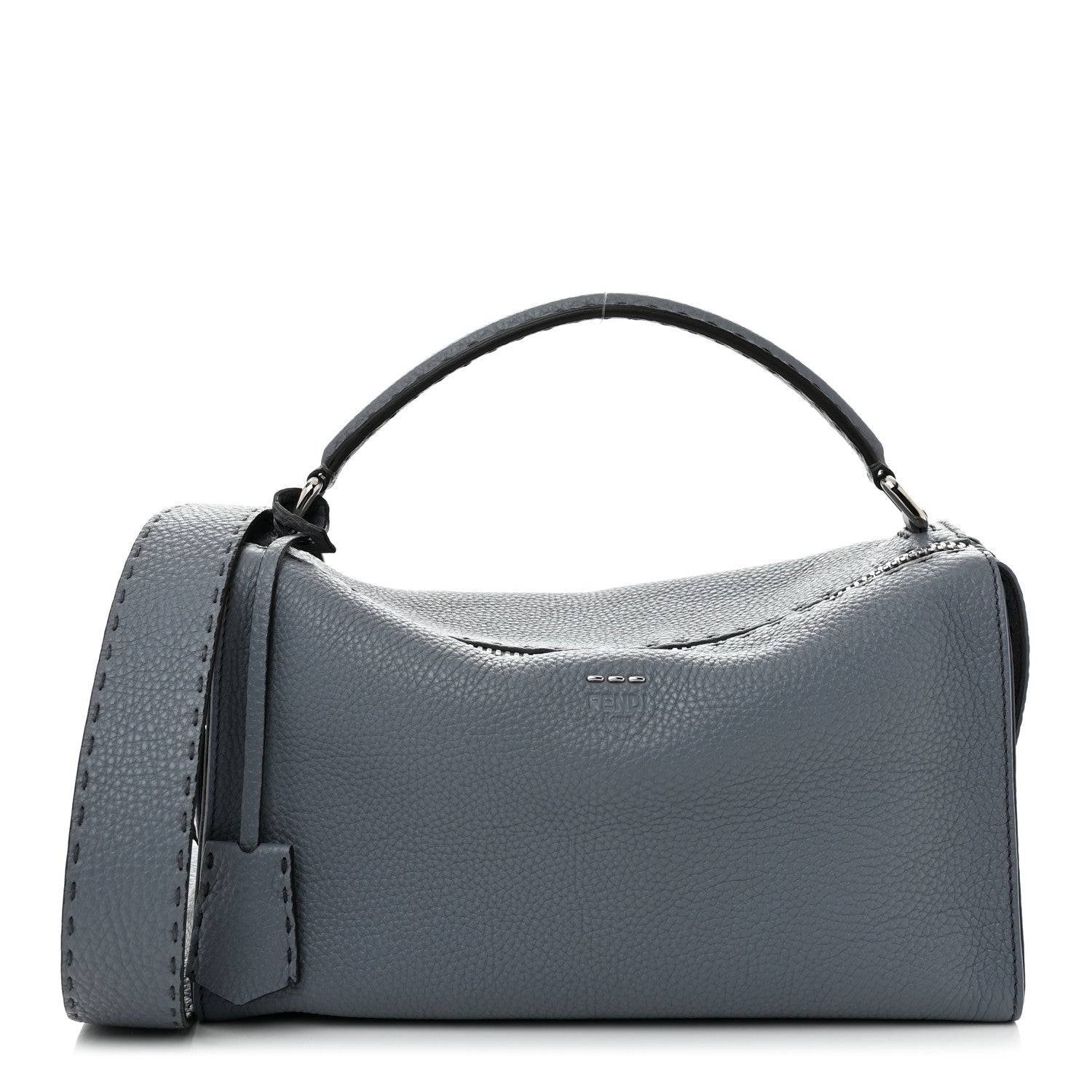 Fendi Cuoio Romano Selleria Lei Boston Tote Nube 1 of 11