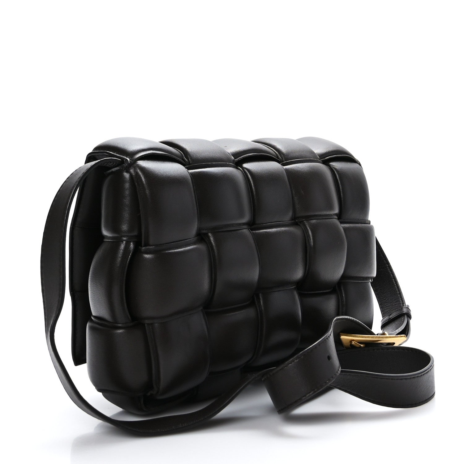 Bottega Veneta Nappa Maxi Intreccio Padded Cassette Crossbody Bag Fondente 3 of 8