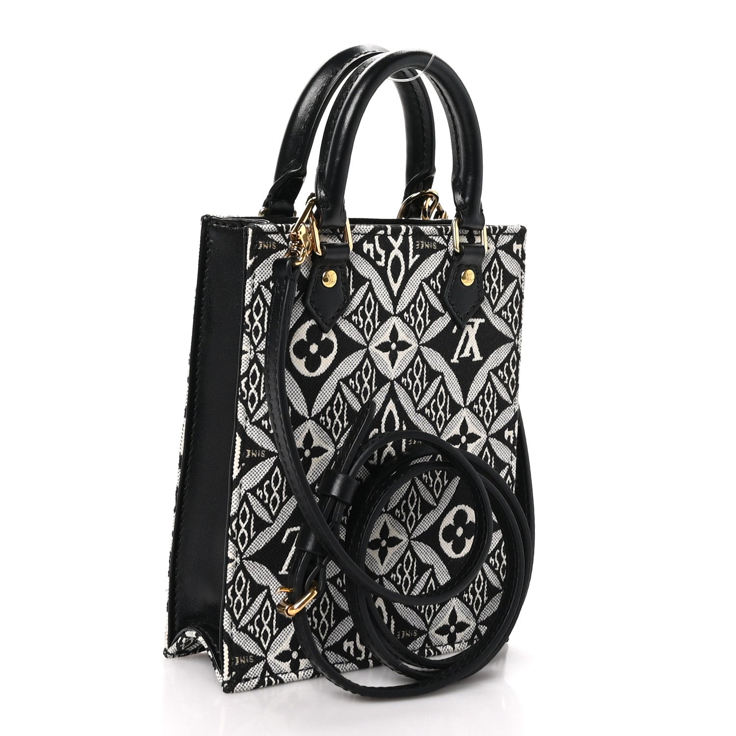 Louis Vuitton Jacquard Since 1854 Petit Sac Plat Grey 3 of 9