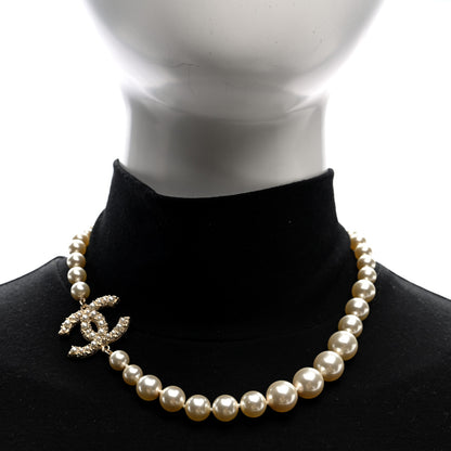 Chanel Pearl CC 100th Anniversary Necklace Light Gold 5 of 5