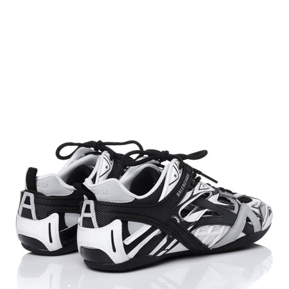 Balenciaga Mesh Rubber Womens Drive Sneakers 40 Light Grey Black 4 of 9