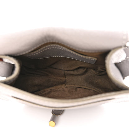 Chloe Calfskin Mini Marcie Round Crossbody Bag Cashmere Grey 5 of 11
