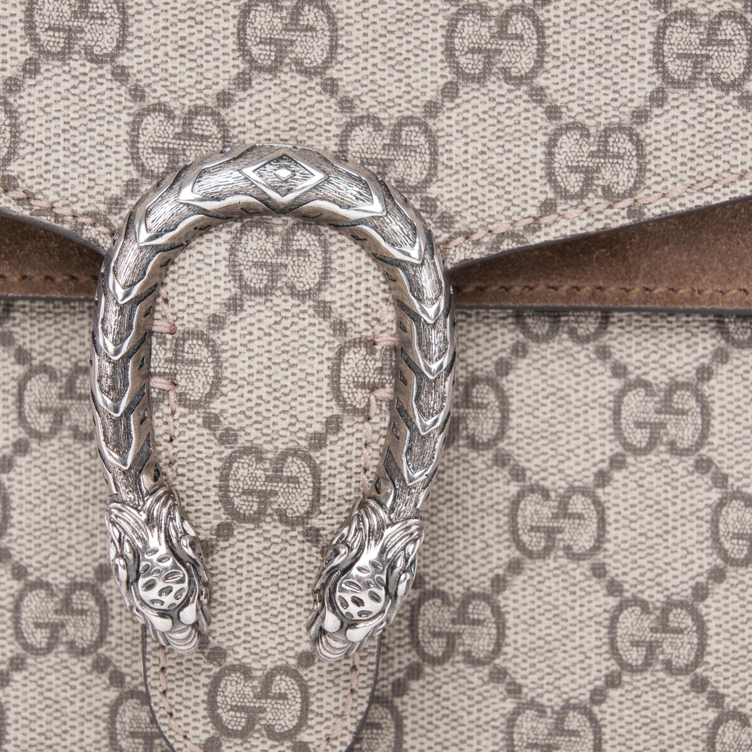 Gucci GG Supreme Monogram Mini Dionysus Shoulder Bag Taupe 7 of 14