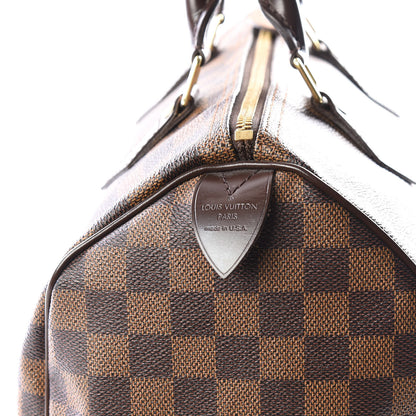 Louis Vuitton Damier Ebene Speedy 30 9 of 12
